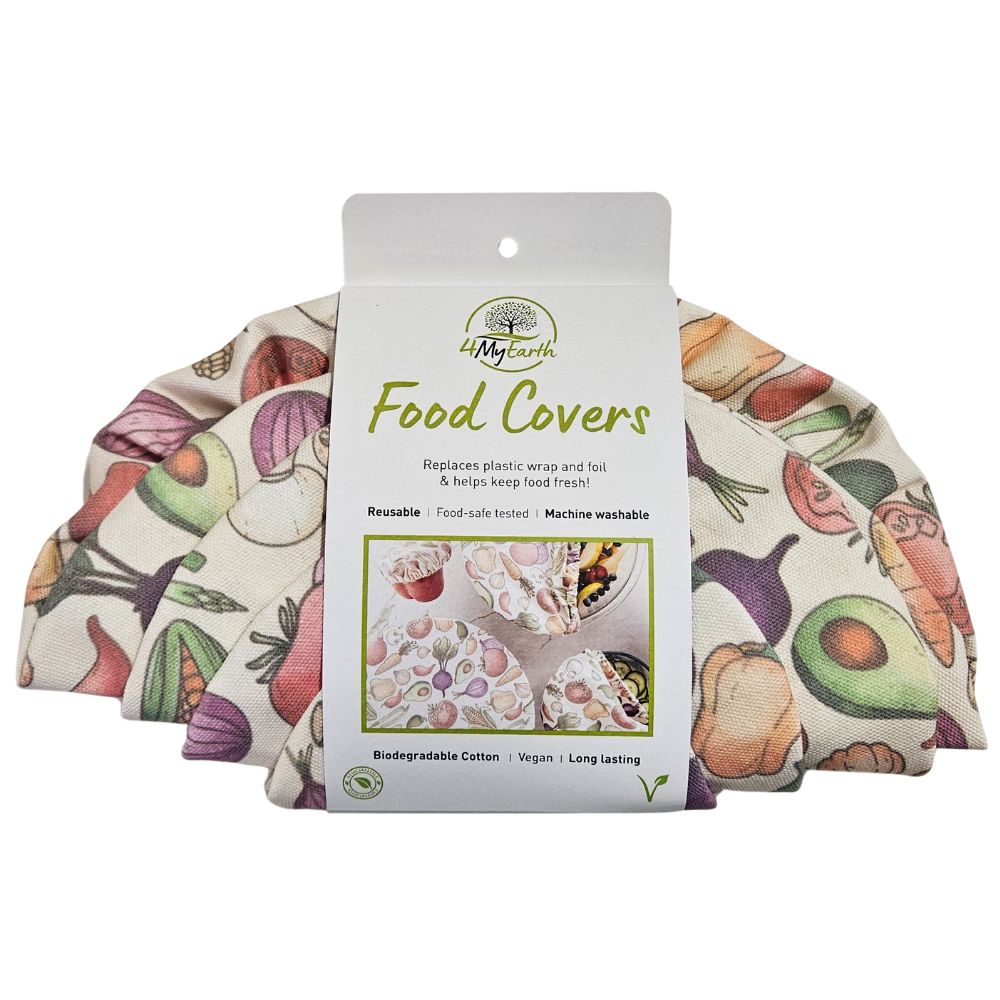 4MyEarth Reusable Cotton Food Cover - Set of 4
