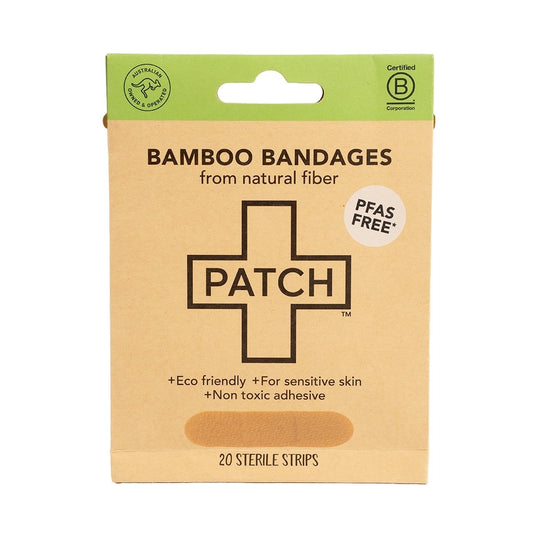 Patch Bamboo Bandages 20 Strips - Natural