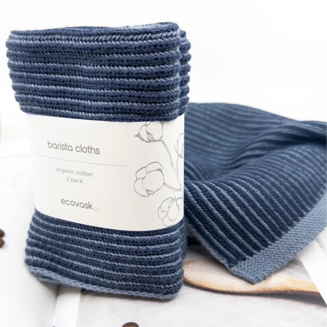 Ecovask Barista Cloth 2pk Organic Cotton