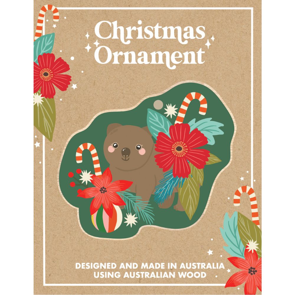Aero Christmas Ornament - Wombat