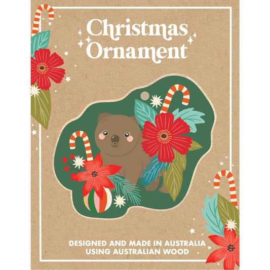 Aero Christmas Ornament - Wombat