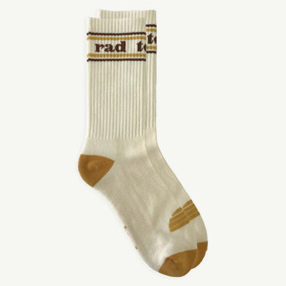 Banabae Organic Cotton Crew Sock - Rad Teacher