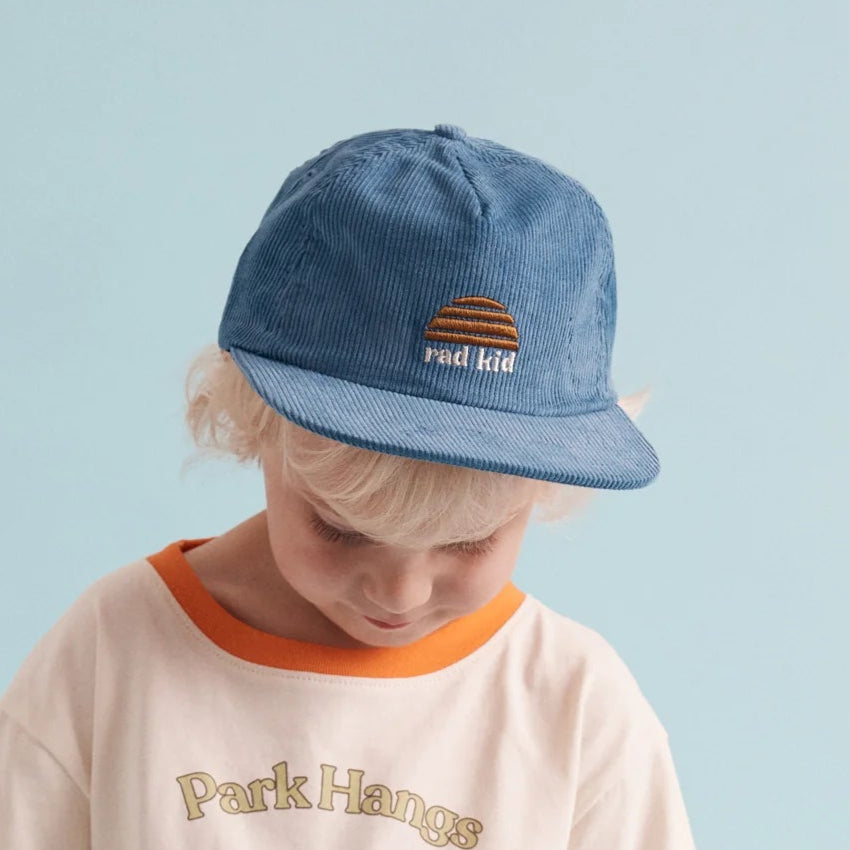 Banabae Kids Cord Cap - Rad Kid Denim Blue
