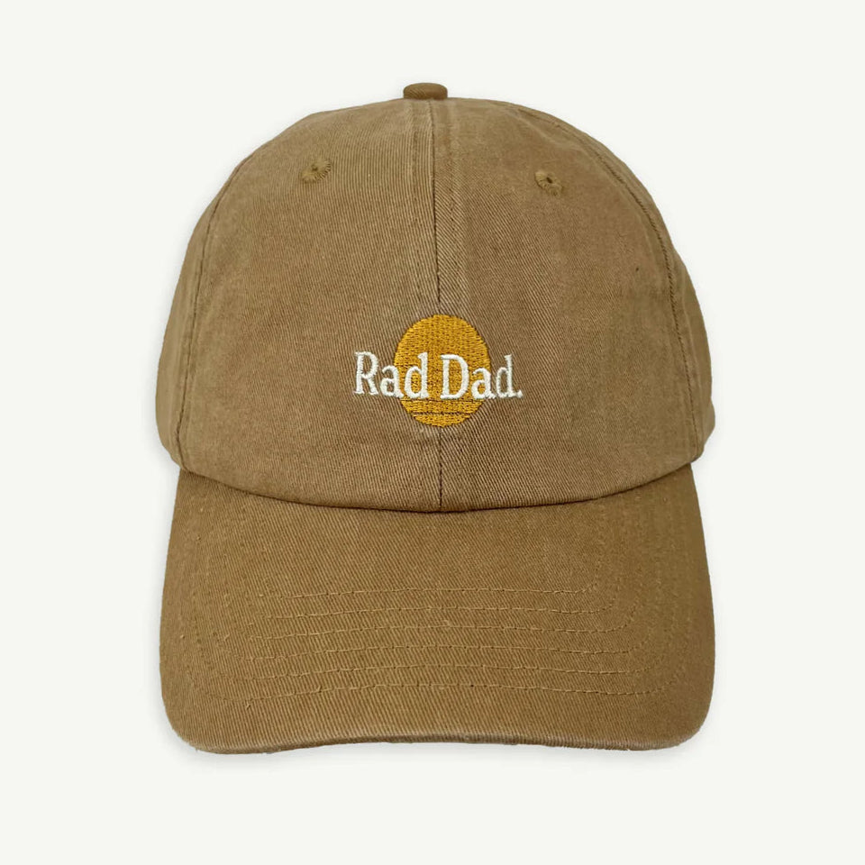 Banabae Adult Washed Baseball Cap - Rad Dad Desert Sand