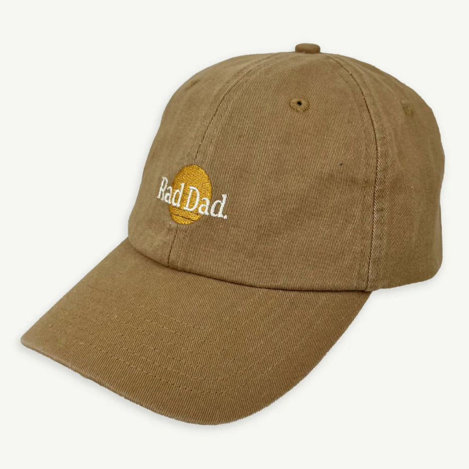 Banabae Adult Washed Baseball Cap - Rad Dad Desert Sand