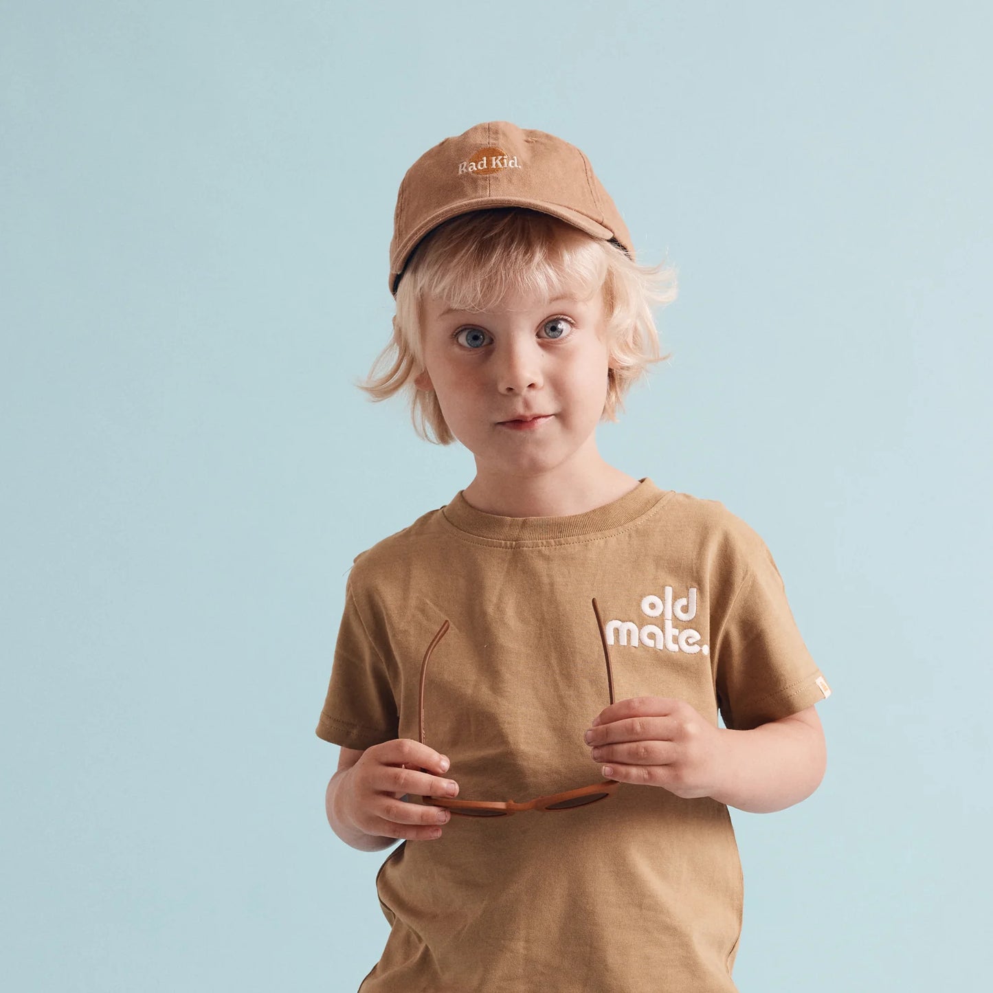 Banabae Kids Washed Baseball Cap - Rad Kid Desert Sand