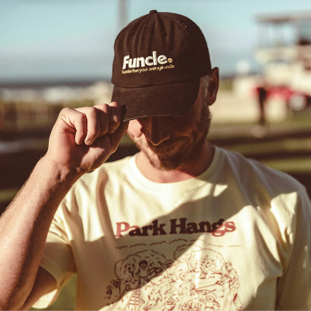 Banabae Adult Washed Baseball Cap - Black Funcle