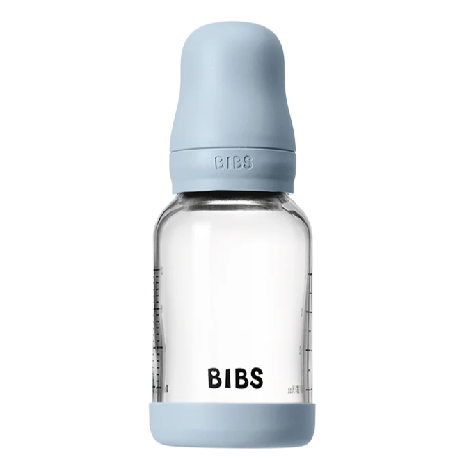Bibs Glass Baby Bottle Complete Set 120ml - Latex