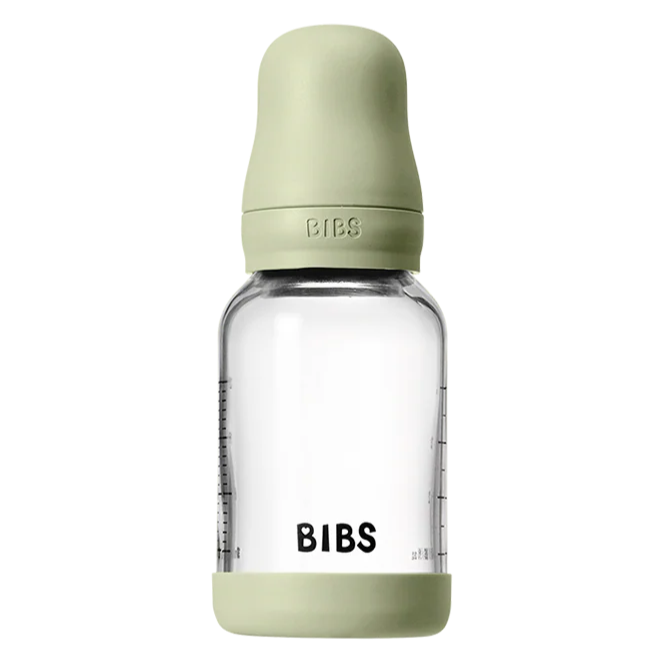 Bibs Glass Baby Bottle Complete Set 120ml - Latex