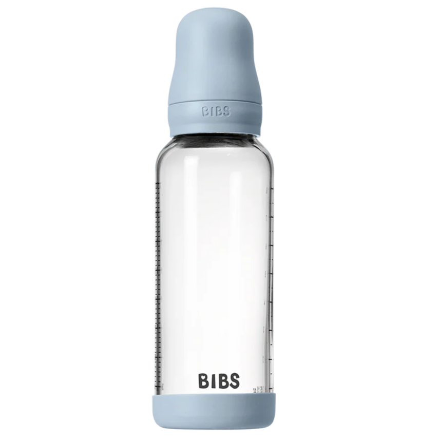 Bibs Glass Baby Bottle Complete Set 240ml - Latex