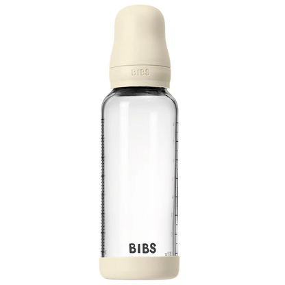 Bibs Glass Baby Bottle Complete Set 240ml - Latex
