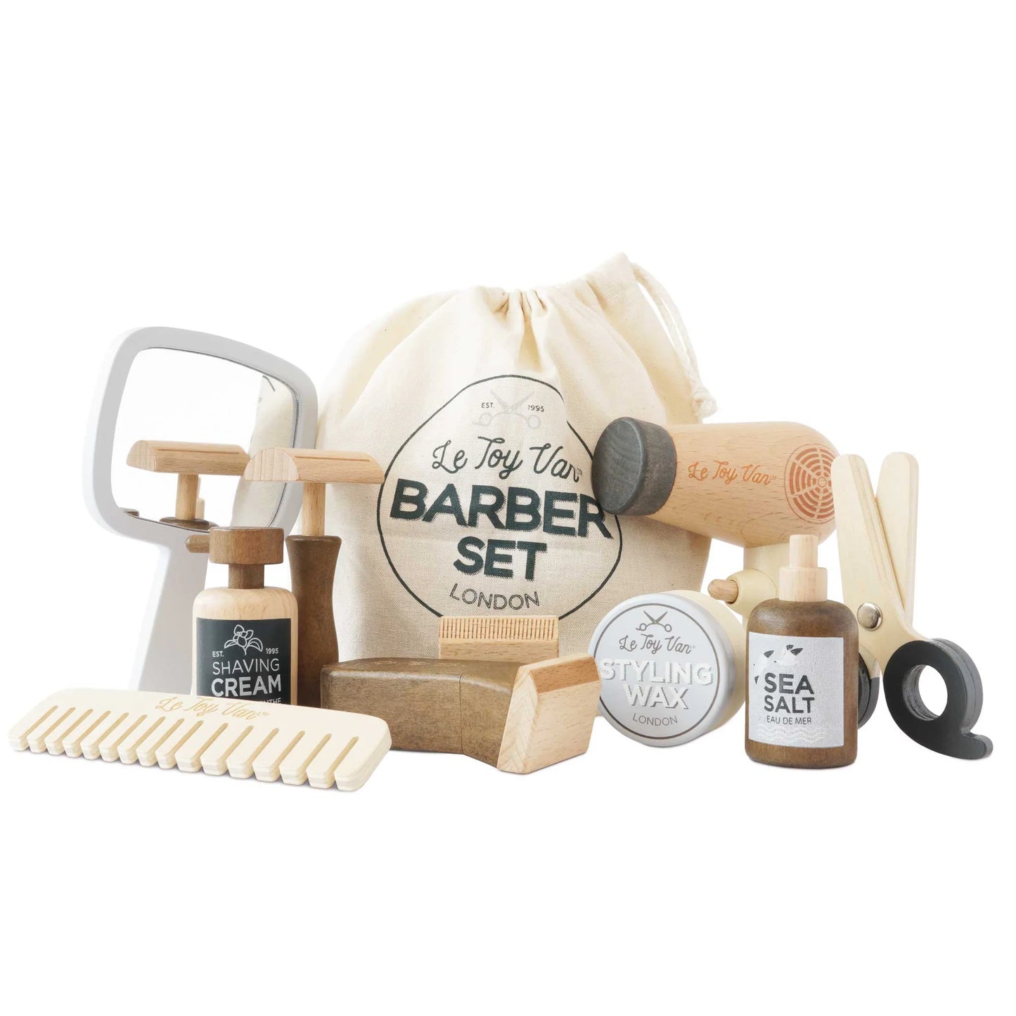 Le Toy Van Wooden Barber Kit