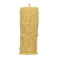 Bens Bees Beeswax Candle - Fern Motif (approx. 22 hours burn time)