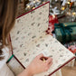 Bespoke Letterpress Heirloom Christmas 10 Year Memory Journal