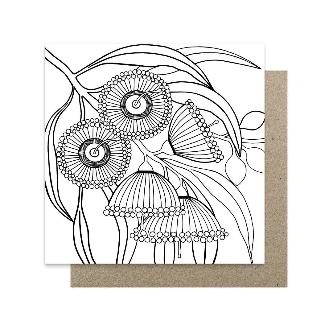 Earth Greetings Colouring Card Packs - Dream in Flowers