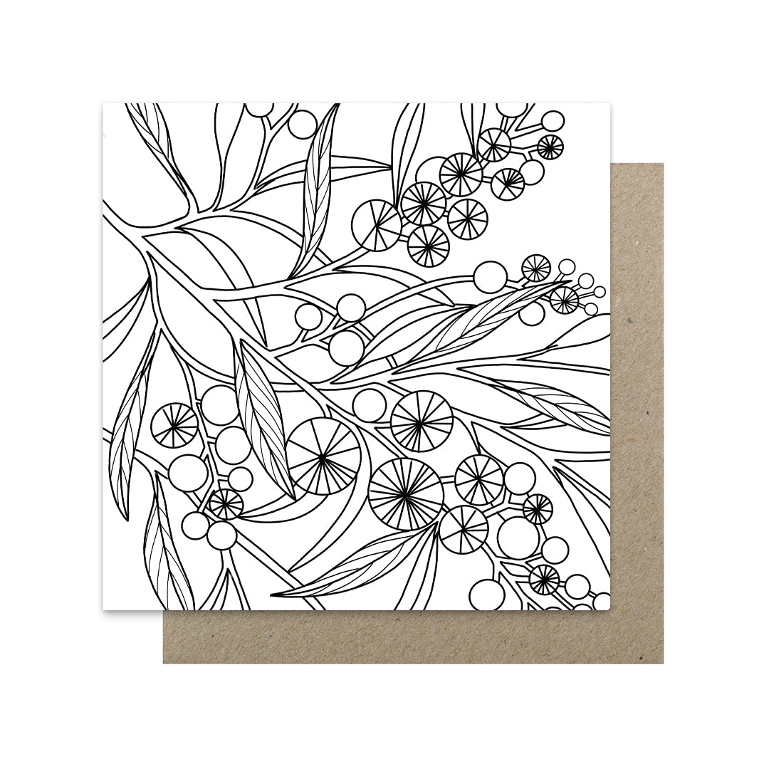 Earth Greetings Colouring Card Packs - Dream in Flowers