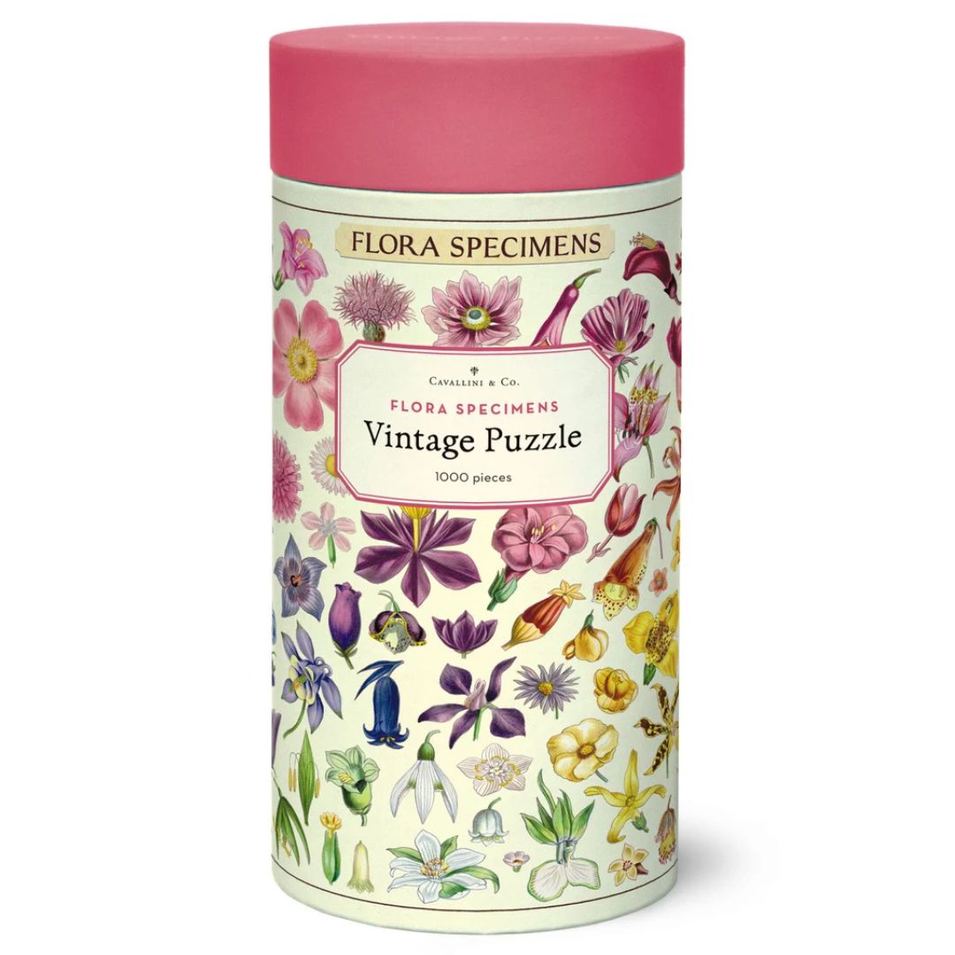 Cavallini Vintage Jigsaw Puzzle 1000 Piece - Flora Specimens