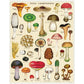 Cavallini Vintage Jigsaw Puzzle 1000 Piece - Mushrooms