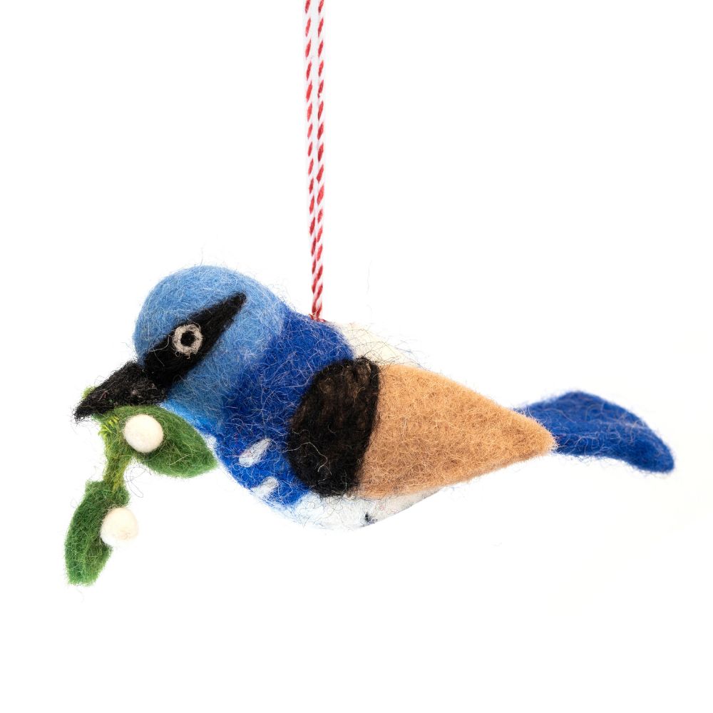Christmas Decoration - Blue Wren Wilma
