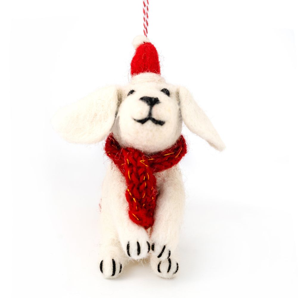 Christmas Decoration - Dog Snowy