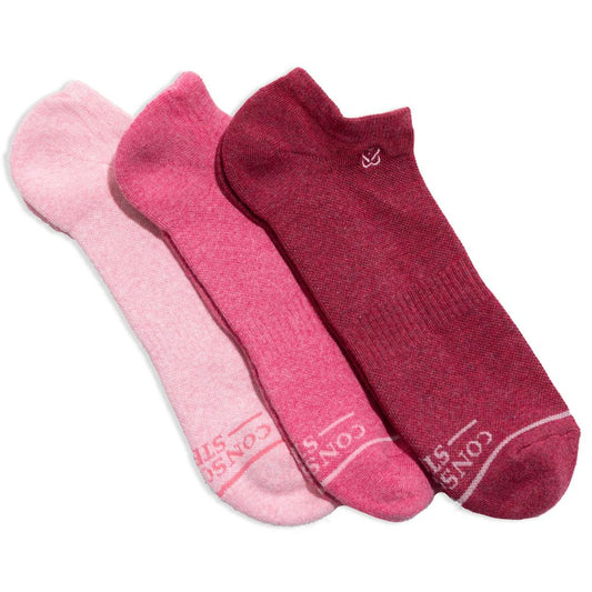 Conscious Step Ankle Collection 3pk - Socks That Support Self - Checks