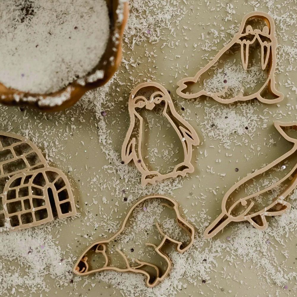 Cookie Cutter / Play Dough Cutter Set - Arctic (set of 5)