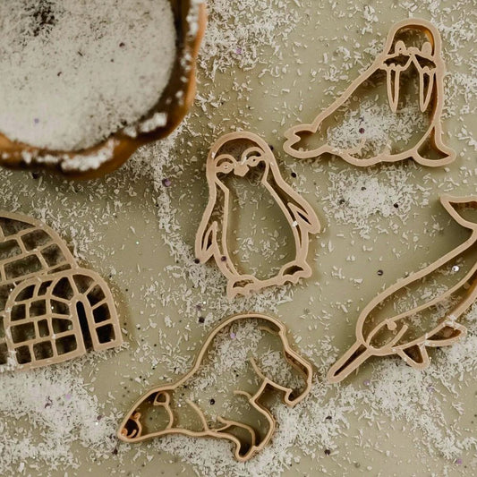 Cookie Cutter / Play Dough Cutter Set - Arctic (set of 5)