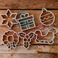 Cookie Cutter / Play Dough Cutter Set - Christmas (set of 6)