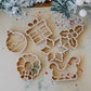 Cookie Cutter / Play Dough Cutter Set - Christmas (set of 6)