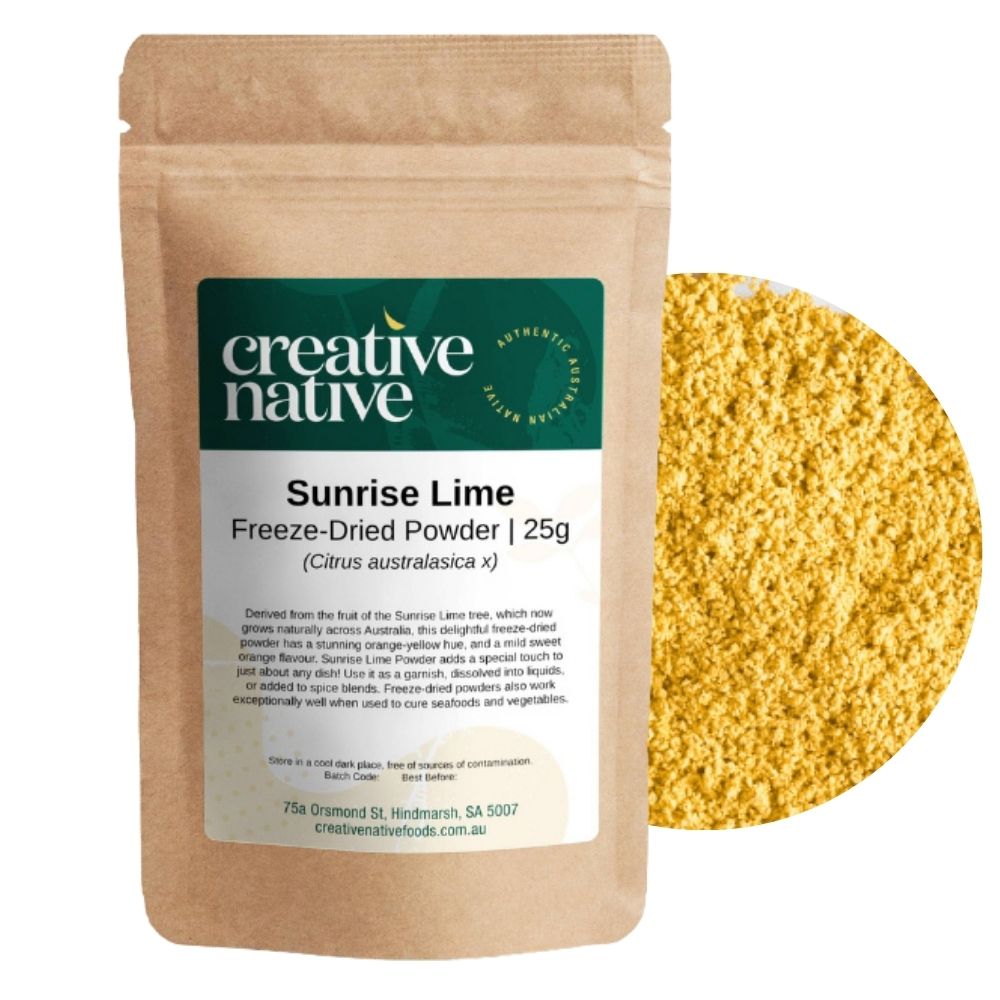 Creative Native Sunrise Lime Powder (Freeze Dried) 25g