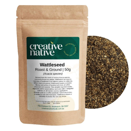 Creative Native Wattleseed Roasted & Ground 50g