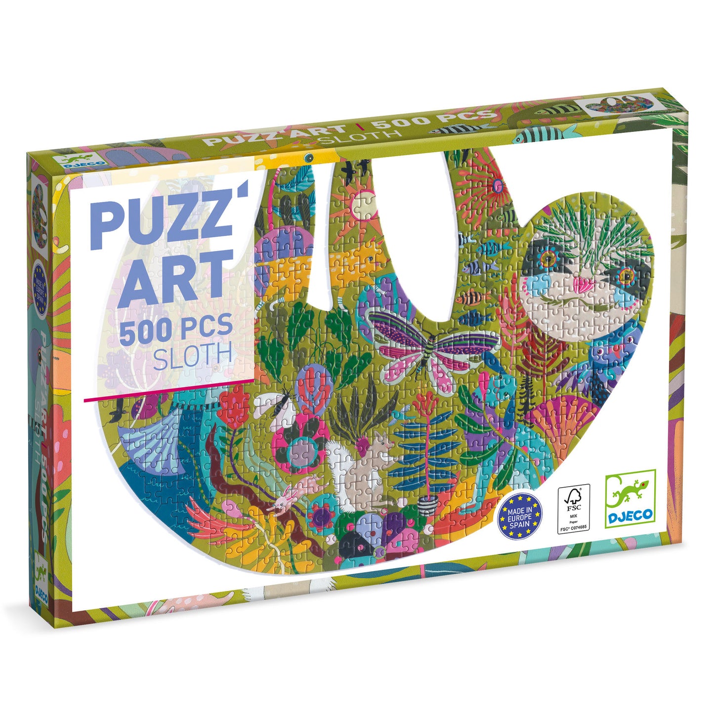 Djeco Art Puzzle 500 Piece - Sloth