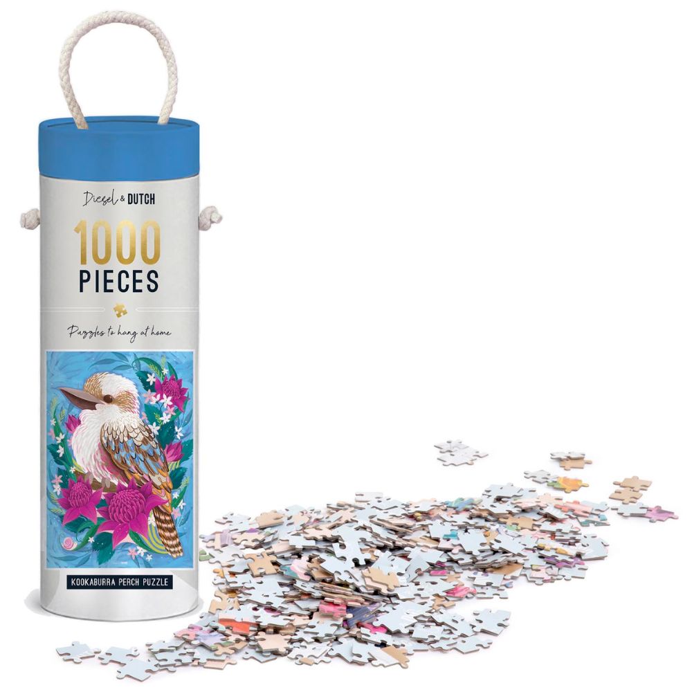 Diesel & Dutch 1000pc Jigsaw Puzzle - Kookaburra's Perch