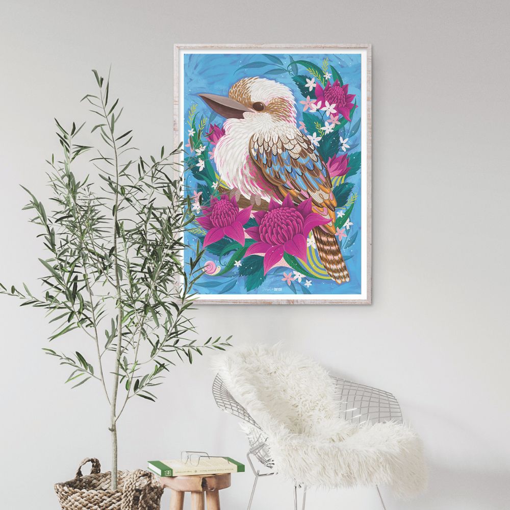 Diesel & Dutch 1000pc Jigsaw Puzzle - Kookaburra's Perch