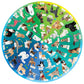 Diesel & Dutch 1000pc Jigsaw Puzzle - Top Dogs (68cm round)