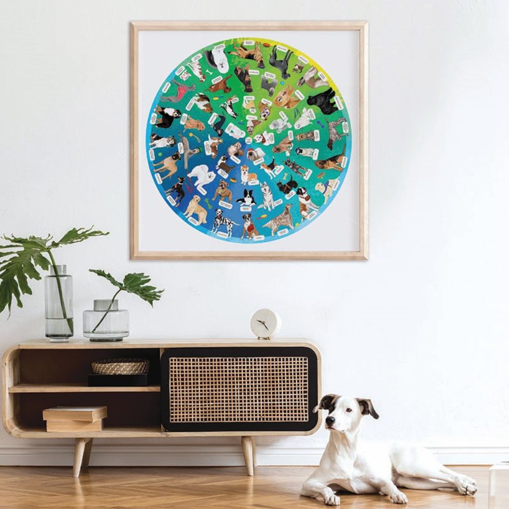 Diesel & Dutch 1000pc Jigsaw Puzzle - Top Dogs (68cm round)