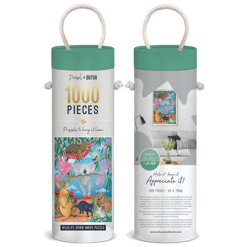 Diesel & Dutch 1000pc Jigsaw Puzzle - Wildlife Down Under