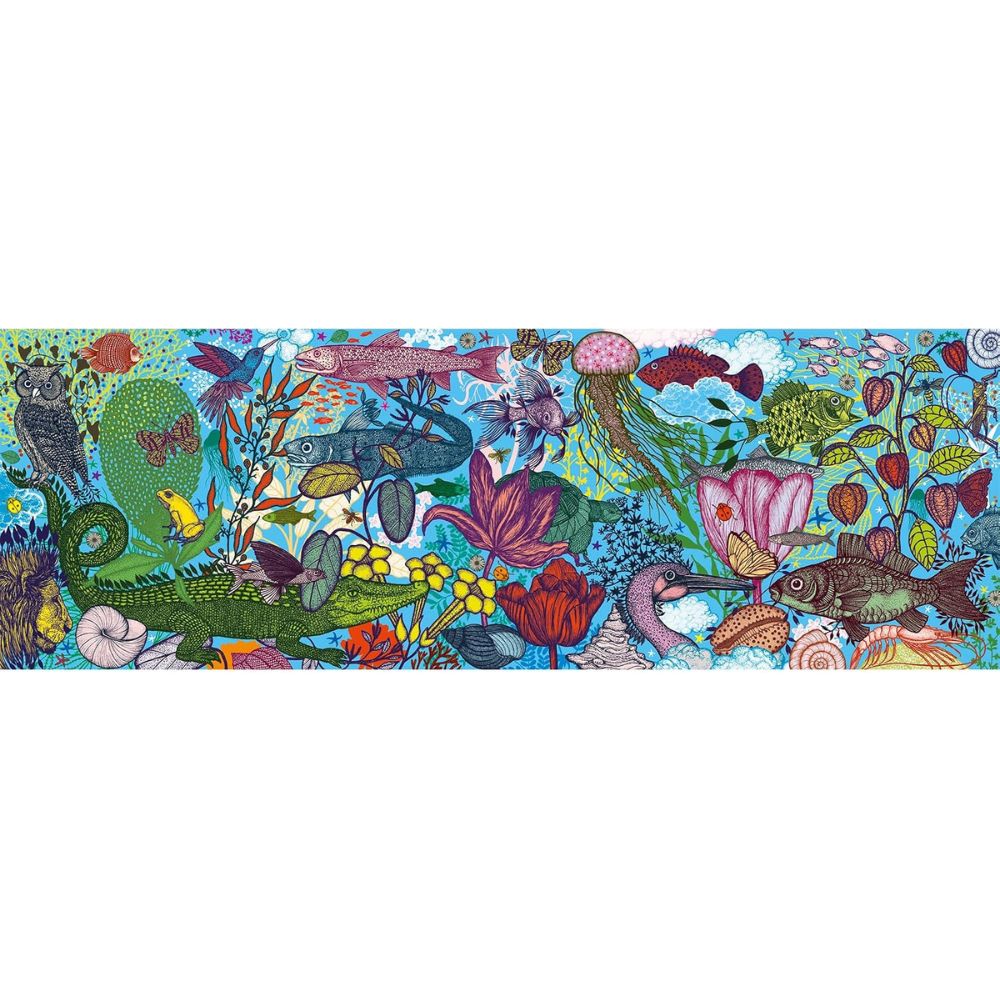 Djeco Land and Sea 1000 piece Gallery Puzzle with Poster