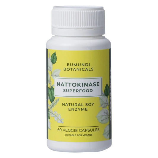 EUMUNDI BOTANICALS Nattokinase Natural Soy Enzyme 60 Caps