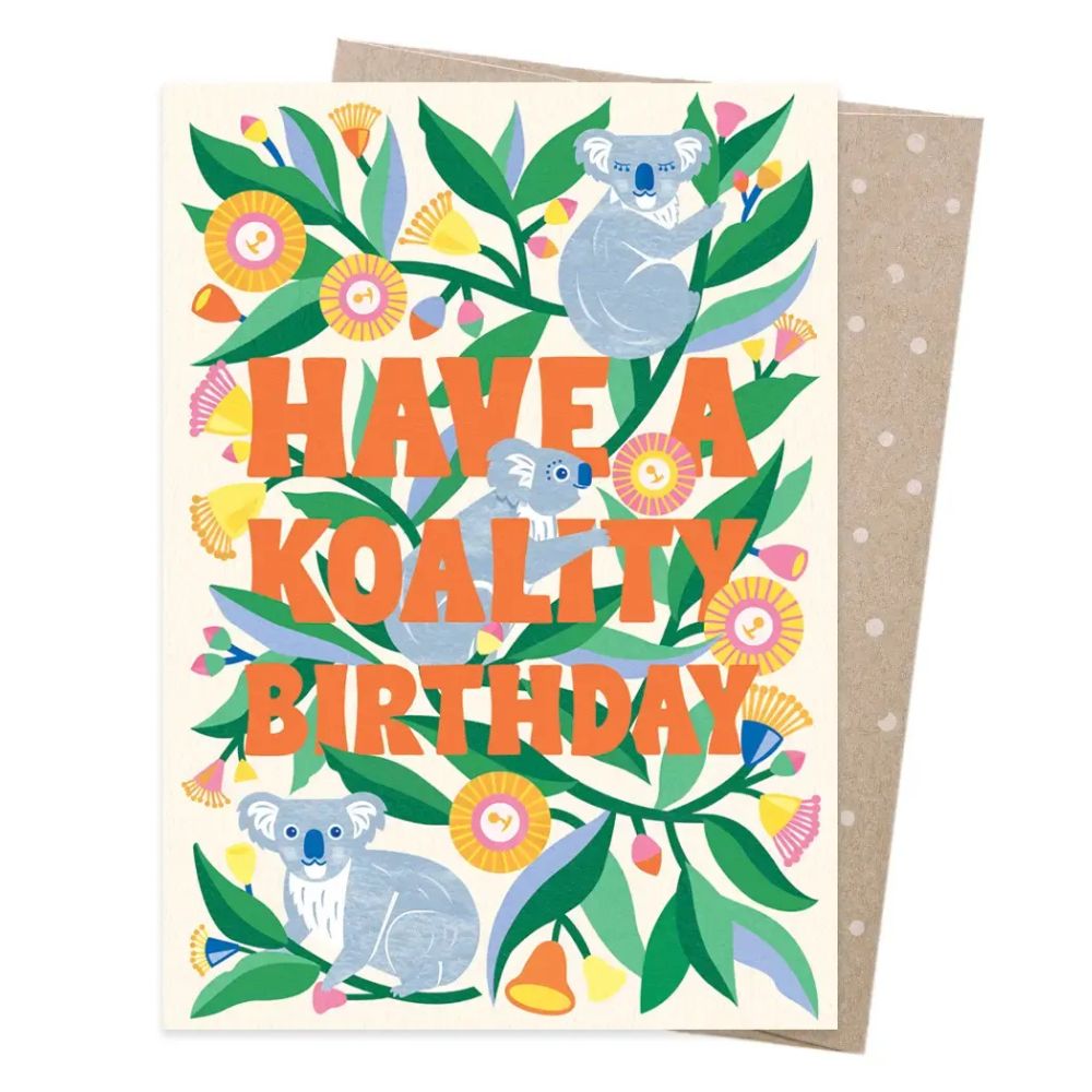 Earth Greetings Card - Koality Birthday