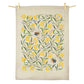 Earth Greetings Organic Cotton Tea Towel - Wattle & Blue Banded Bee