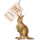 Earth Greetings Wooden Christmas Decoration - Hopping Kangaroo