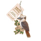Earth Greetings Wooden Christmas Decoration - Laughing Kookaburra