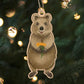 Earth Greetings Wooden Christmas Decoration - Smiling Quokka