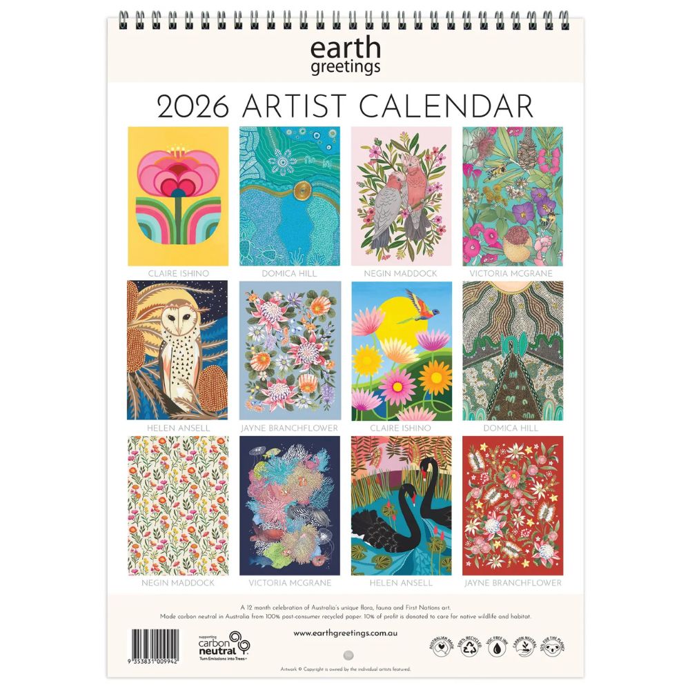 Earth Greetings 2026 Planner + Calendar Bundle