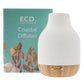 Eco Modern Essentials Coastal Ceramic and Bamboo Diffuser
