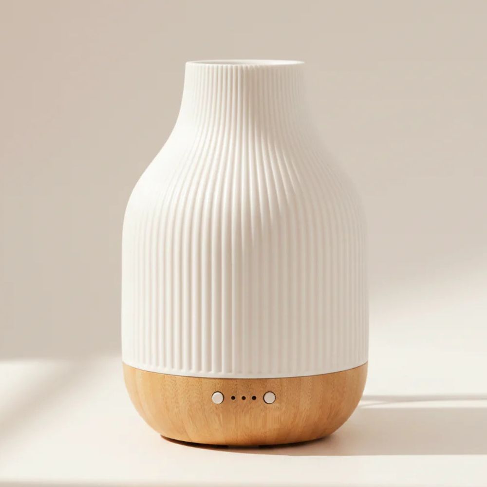 Eko Filter Diffuser Eco Modern Essentials Coastal Ceramic and Bamboo Diffuser