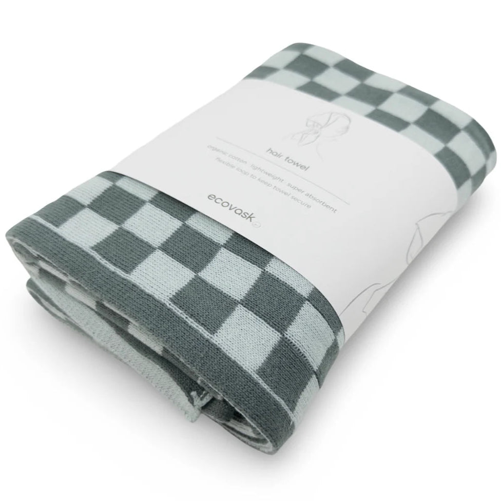 Ecovask Travel Towel & Hair Wrap - Organic Cotton
