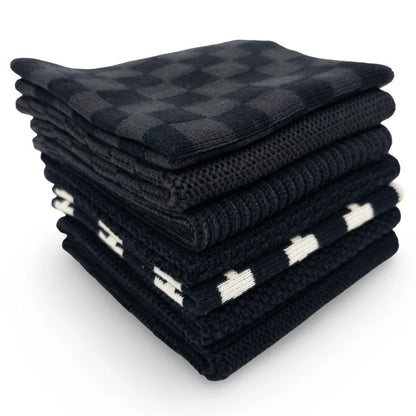 Ecovask Daily Use Dish Cloth 7pc Variety Pack Organic Cotton