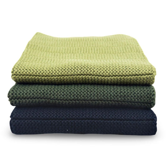 Ecovask Dish Cloths HEAVY DUTY 3pc | Organic Cotton
